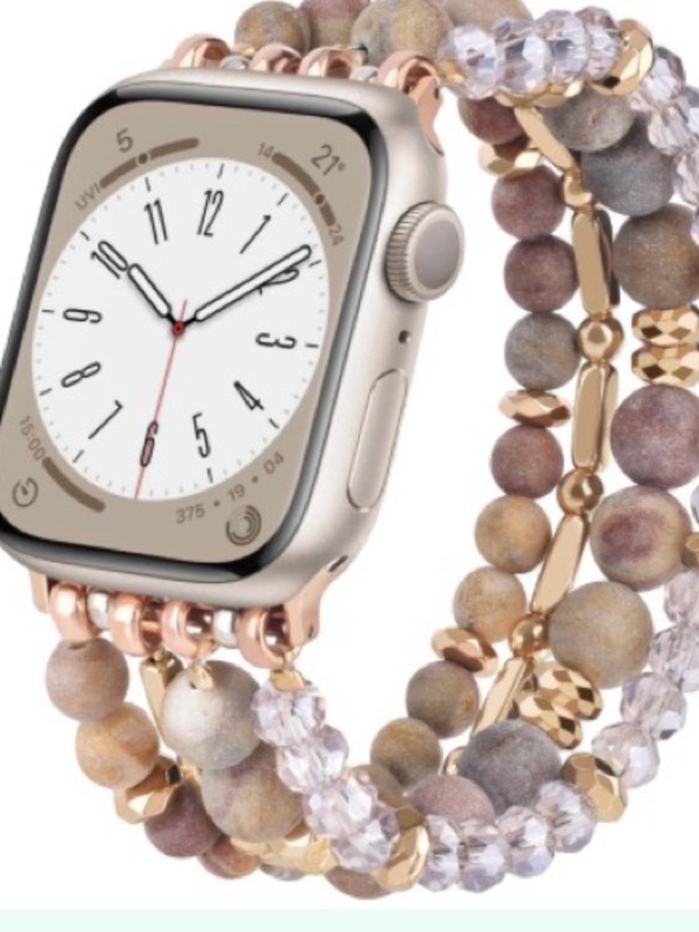 Beaded Boho Bracelet Compatible For Apple Watch Band 40mm/38mm/41mm/42mm I Watch
